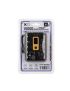 Transparent Series Mini Power Bank With Cable Black