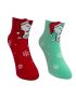 Snoopy Christmas Ankle Socks Size 5-7.5 (Assorted Colours)