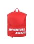 Catchy Fashion Slogan Backpack Red