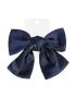 Ribbon Bow - Blue Hair Clip