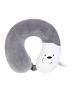 We Bare Bears Panda Grey Memory Foam Neck Pillow