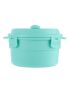 Double Layer Round Bento Box Green