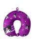 Sanrio Interesting Adventure Kuromi U Shaped Neck Pillow with Sleep Mask