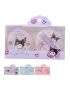 Sanrio Characters Extra Large 2 Pack Makeup Power Puffs & Container (Assorted Characters)