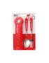 Sanrio Hello Kitty Apple Collection Flatware Fork & Spoon Set