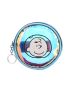 Snoopy The Little Space Explorer Blue Round Coin Purse