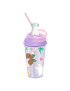 We Bare Bears Ice Bear Seaside Music Festival Plastic Tumbler With Swirly Straw 480ml