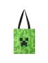 Minecraft Green Shopping Tote Bag