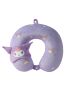 Sanrio Kuromi Memory Foam Neck Pillow with Sleep Mask