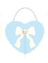 Sanrio Cinnamoroll Blue Heart Shaped Plush Handheld Bag 