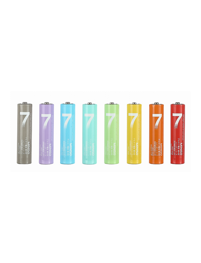 MINISO AAA Alkaline Battery 8 Pack