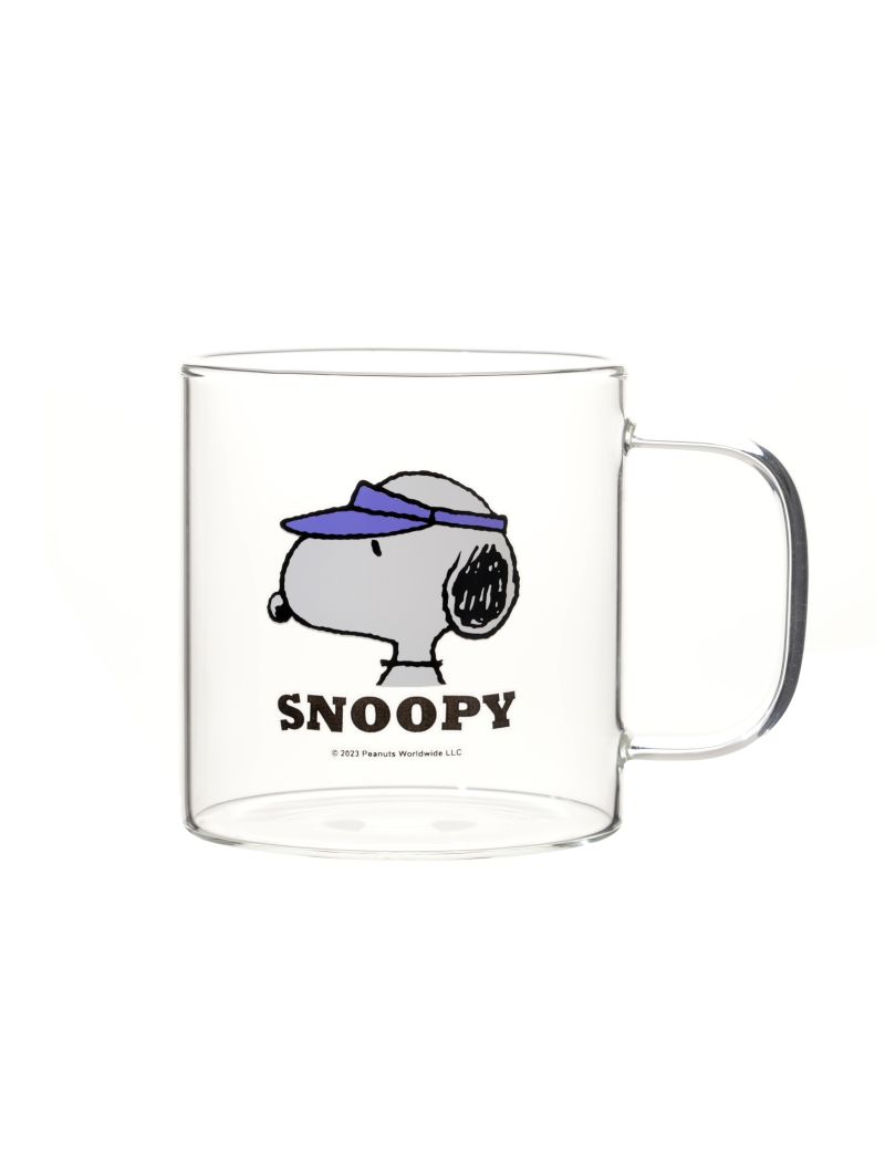 Snoopy Summer Travel Collection Glass Cup (420mL)