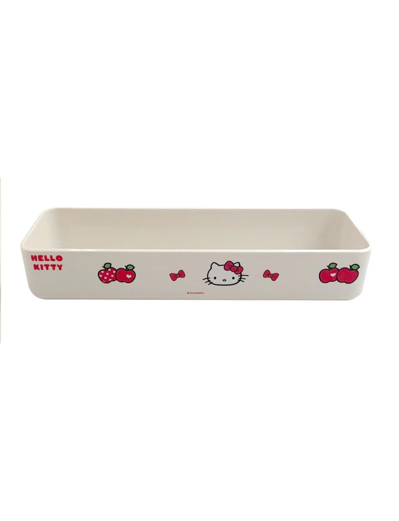 Hello Kitty Apple Collection Stackable Storage Box for Small Items (L)