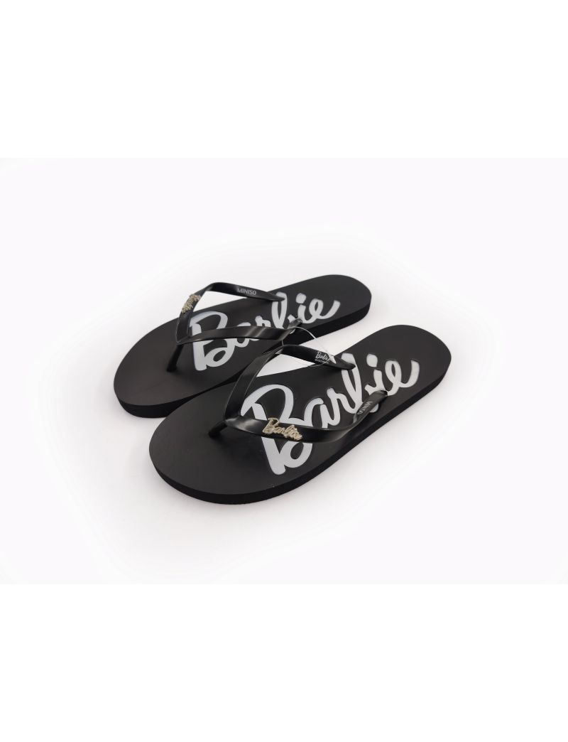 Barbie Series Women's Flip-Flops (Black 39-40)