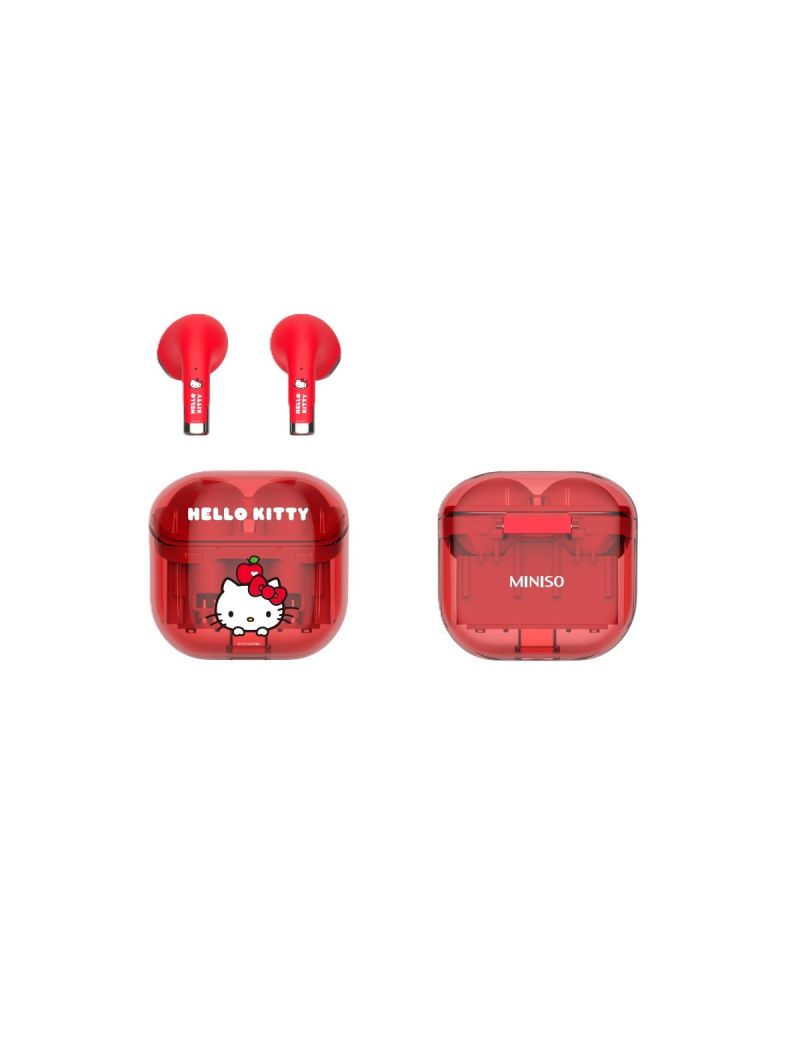 Sanrio Hello Kitty Apple Collection TWS Earphones Model: YB065 Red