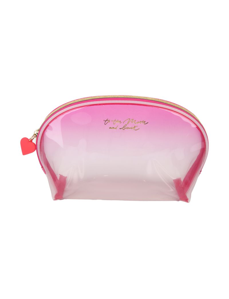 Pink Romance Series PVC Shell Makeup Bag