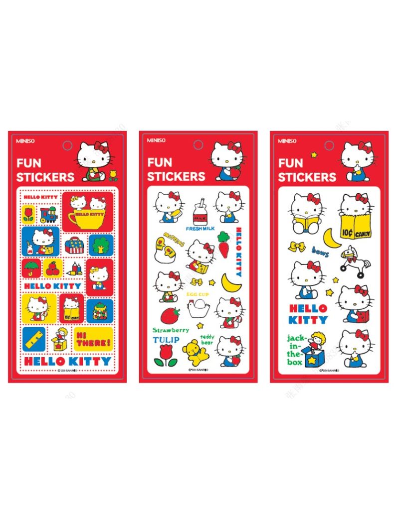 Hello Kitty Fun School Season Series Stickers (Assortment)