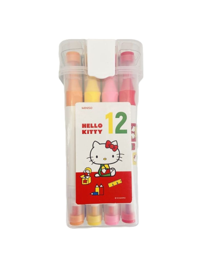 Hello Kitty Fun School Season Series Basic Marker Set 12 Pack