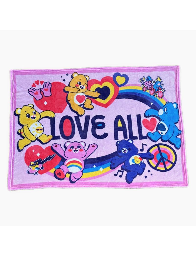 Care Bears Collection Pink Printed Blanket