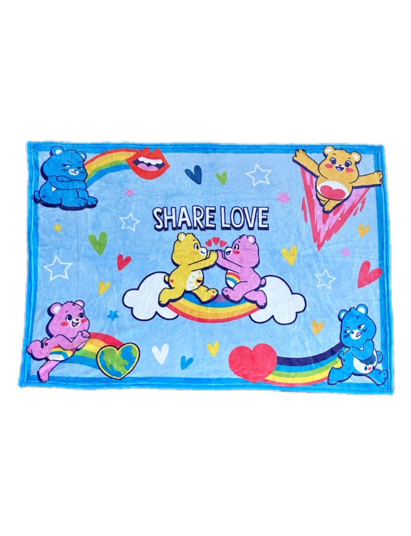 Care Bears Collection Printed Blanket (Blue)