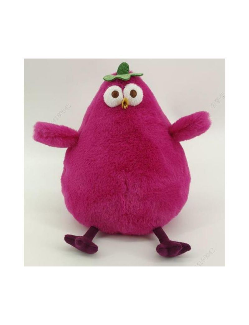 Dundun Chicken Series  8 Inch Eggplant Vegetable Chicken Plush Soft Toy