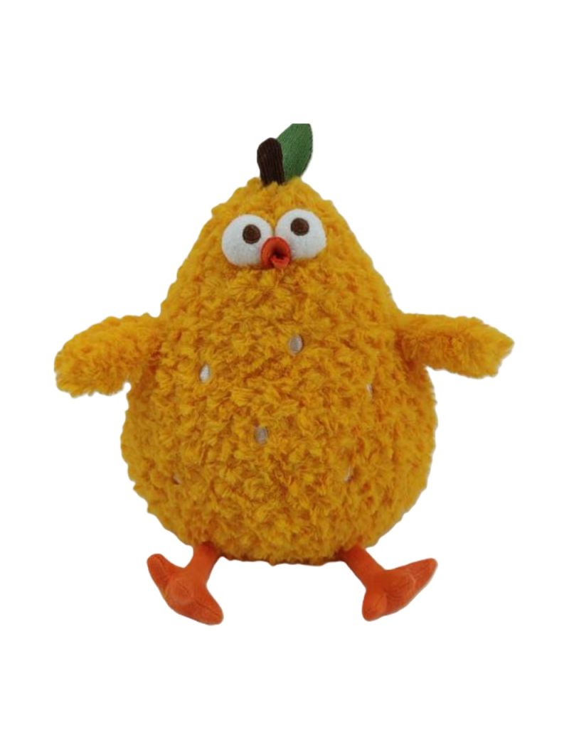 Dundun Chicken Series 8 Inch Vegetable Chicken Orange Plush Soft Toy