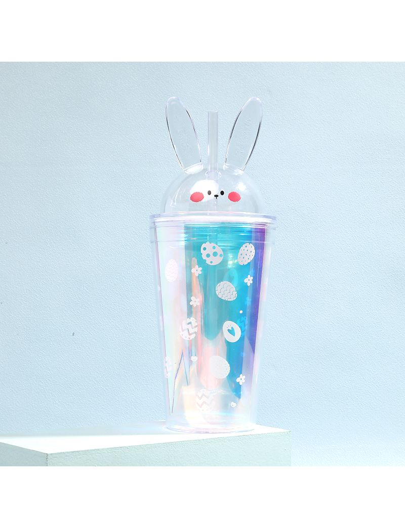 Spring Series Rabbit Plastic Cup 450ml