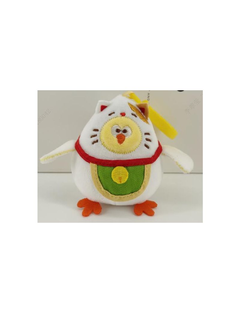 Dundun Series Wealth Chicken 3.5 Inch Plush Pendant