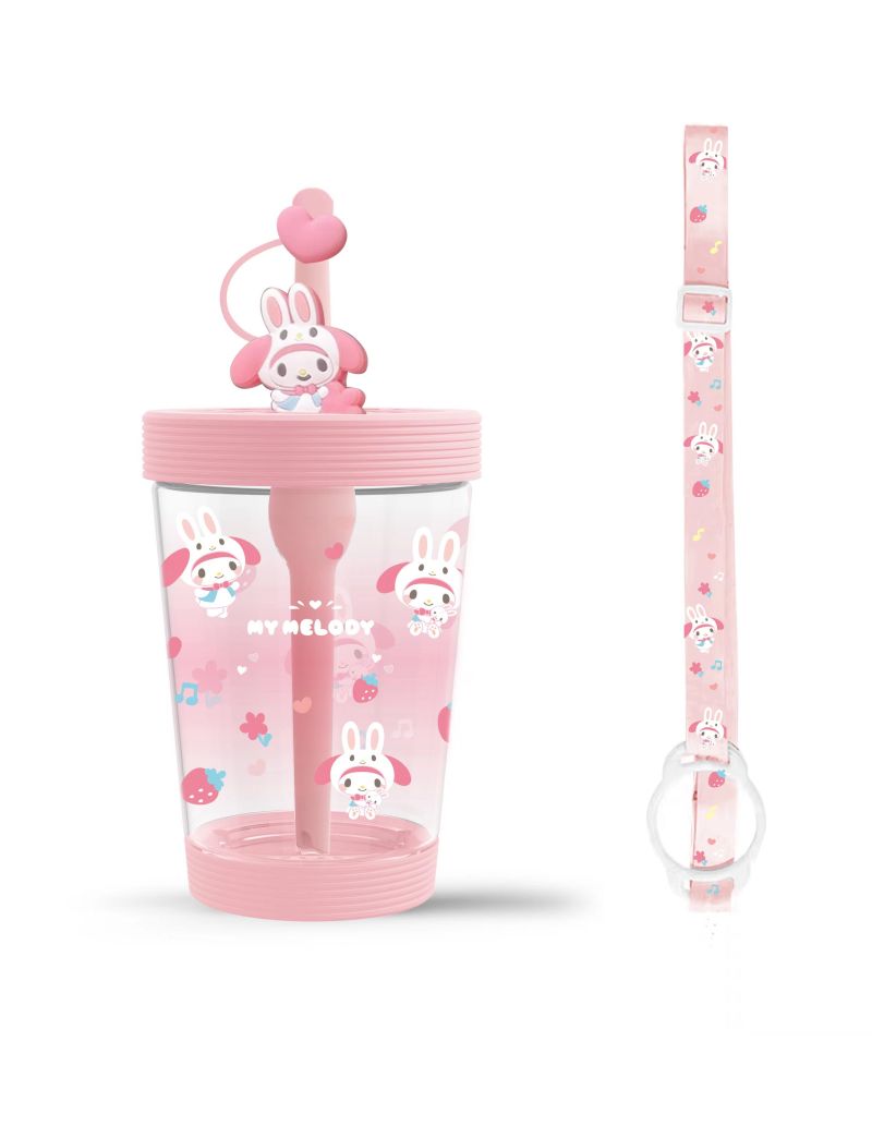 Sanrio characters Tumbler with Shoulder Strap (535mL)(My Melody)