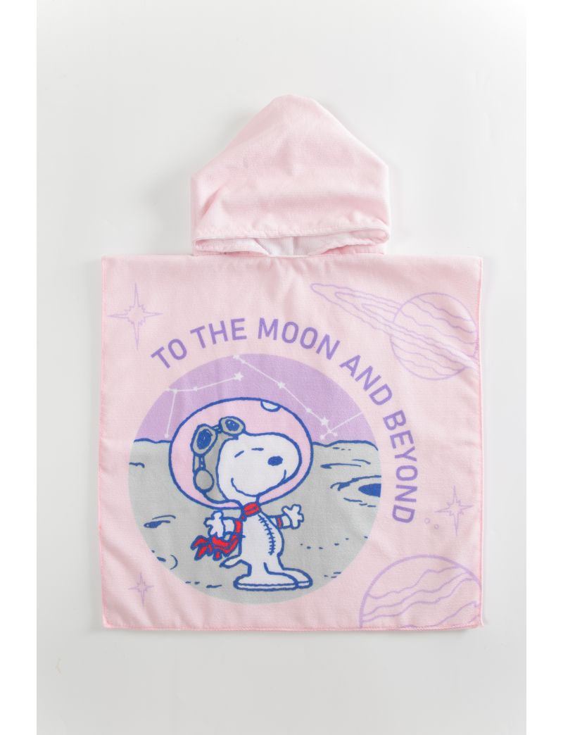 Snoopy the Little Space Explorer Collection Kids' Hooded Bath Towel