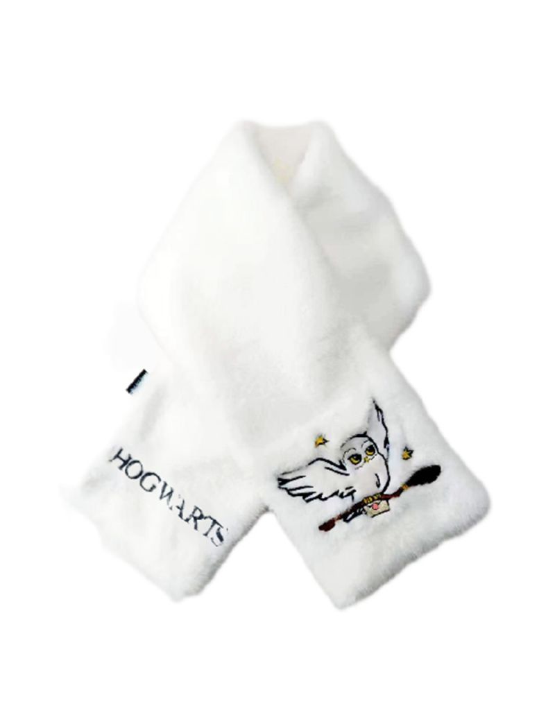 Harry Potter Hedwig White Plush Scarf