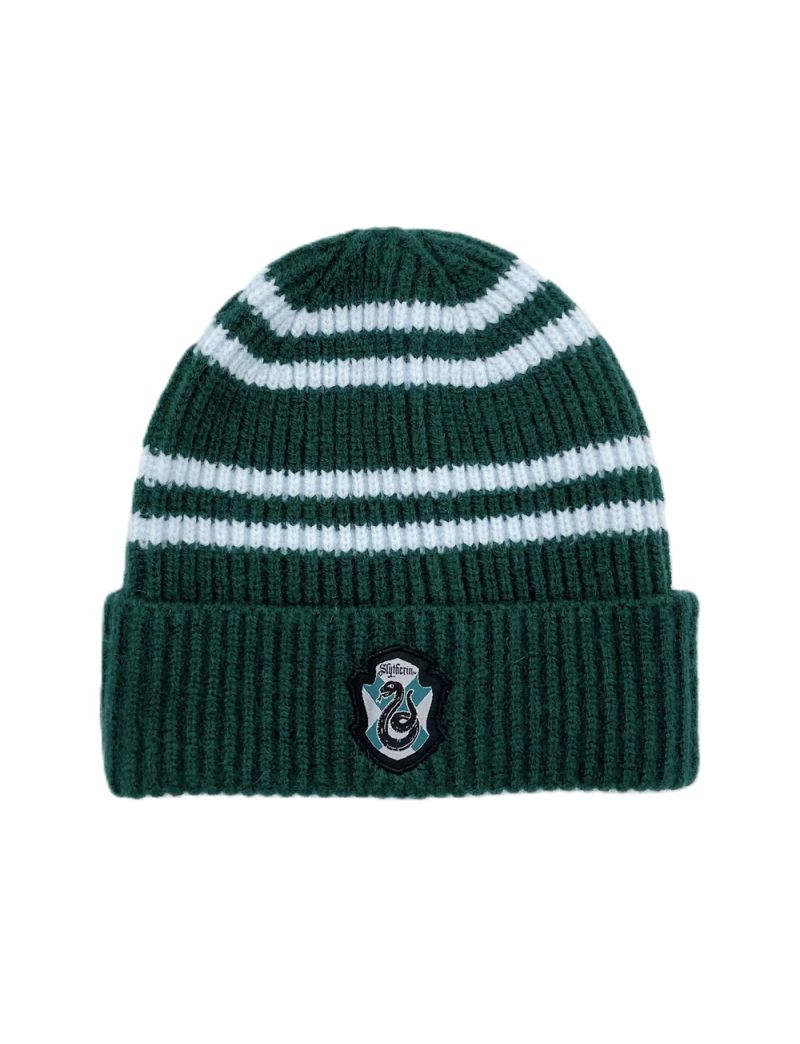 Harry Potter Slytherin Striped Knitted Hat