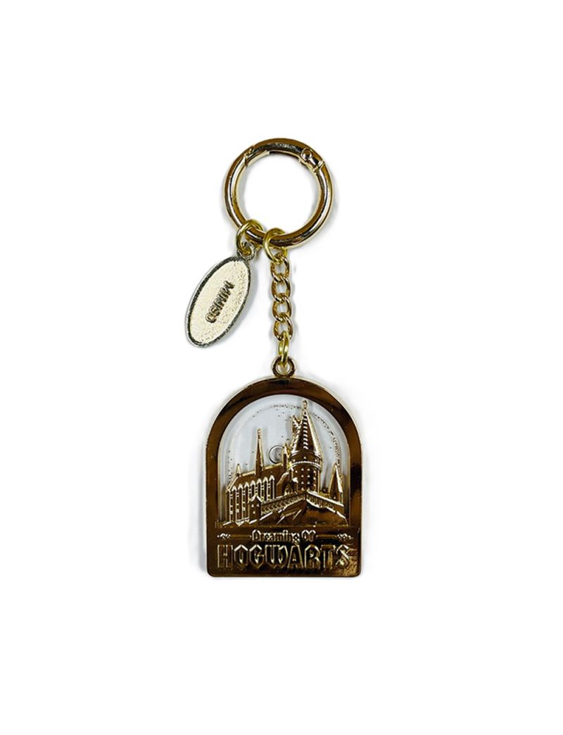 Harry Potter Castle Liquid Glitter Keychain