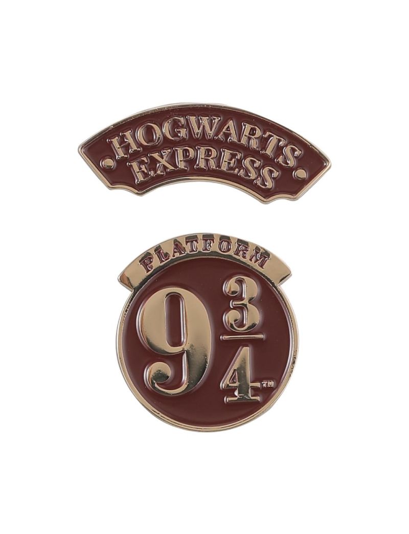 Harry Potter Hogwarts & Platform 9 3/4 Badges