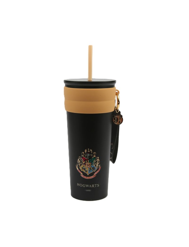 Harry Potter Stainless Steel Tumbler & Straw 800ml