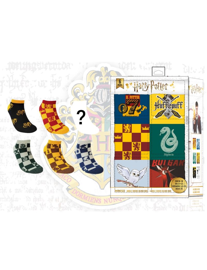 Harry Potter Ankle Socks Surprise Box (6 Pairs)