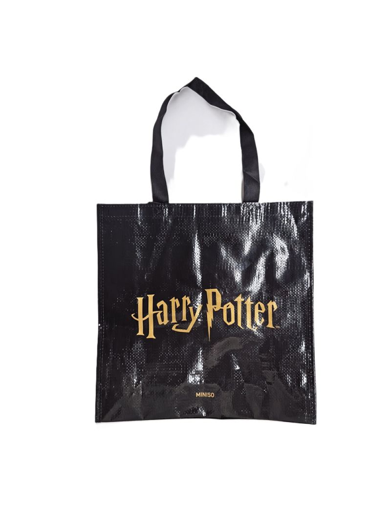 Harry Potter Black & Gold Shopping Bag