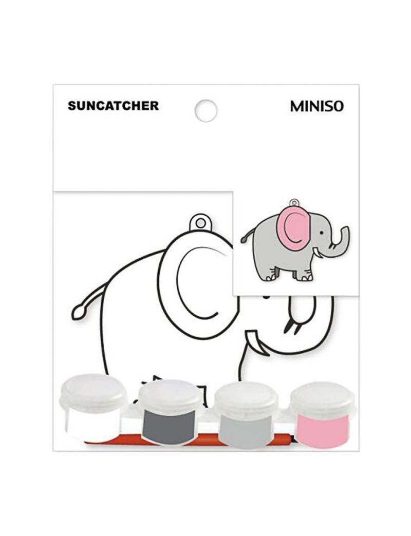 Colouring Suncatcher - Elephant