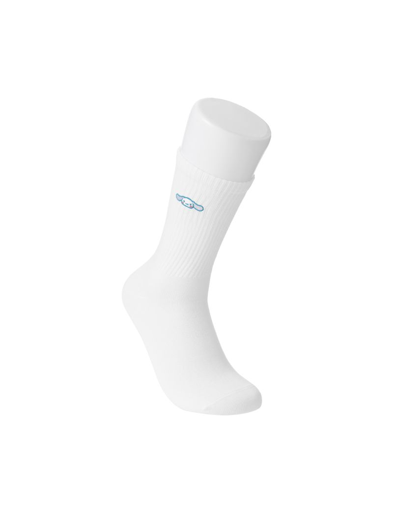 Sanrio Cinnamoroll White Crew Socks 