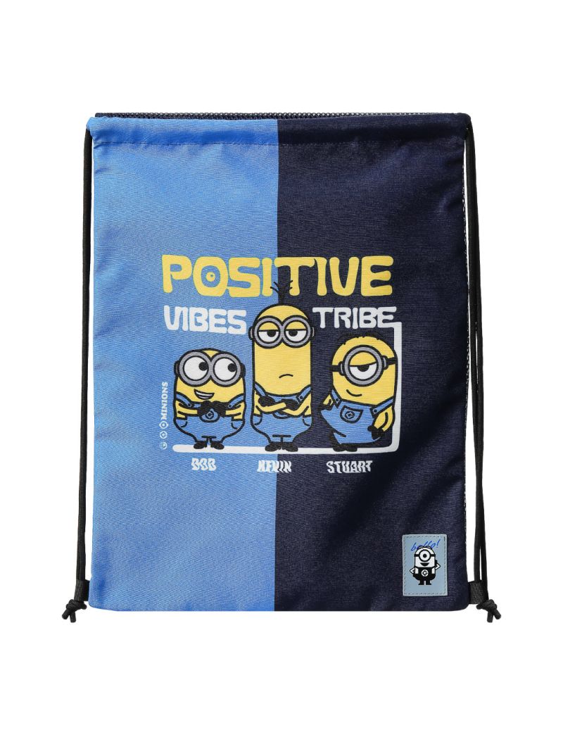 Minions Positive Vibes Tribe Drawstring Bag