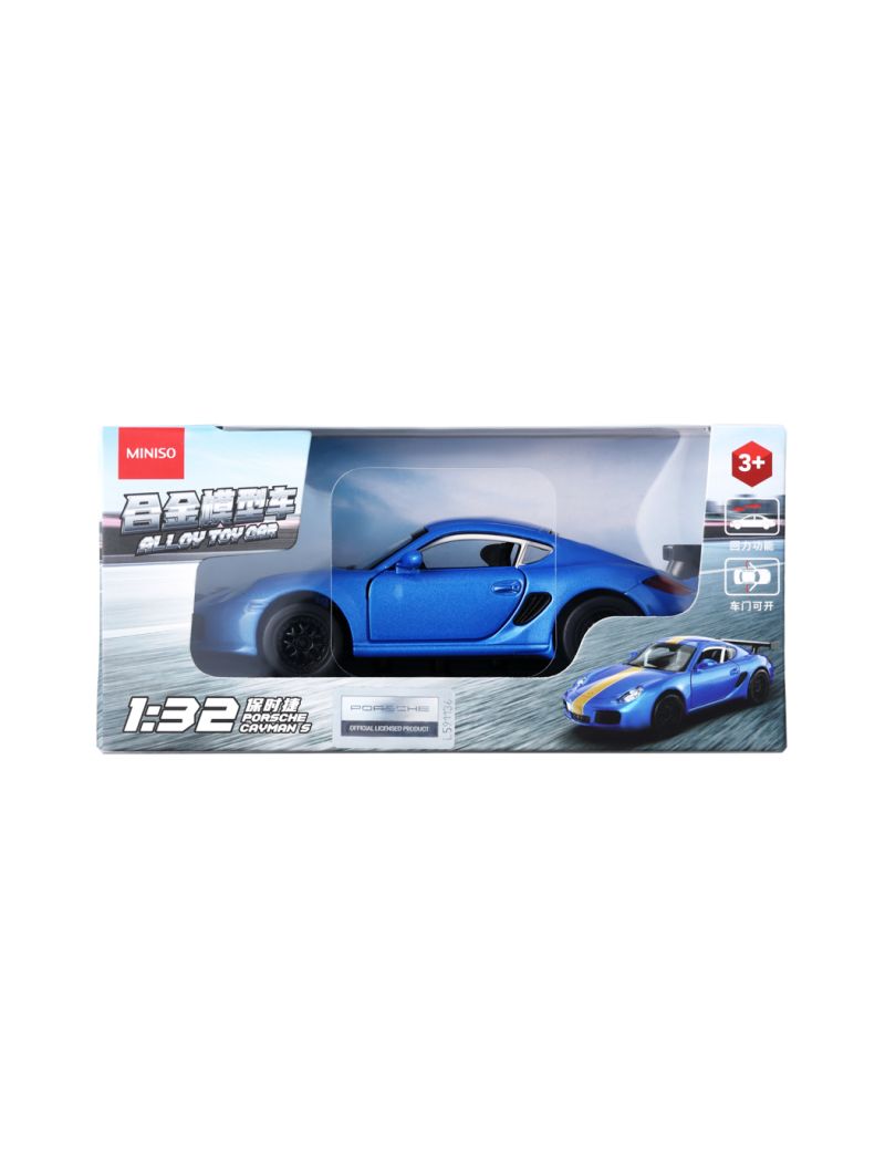 MINISO Alloy Model Car Porsche Cayman S Ratio 1:32 Pull Back Traction