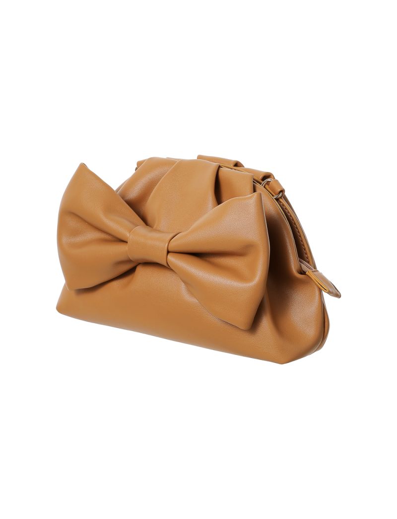 Cloud Series Bowknot Crossbody Bag(Khaki)