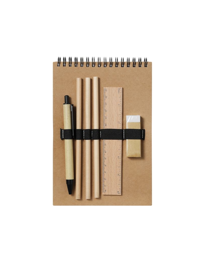 A5 Wirebound Book Stationery Set (A)