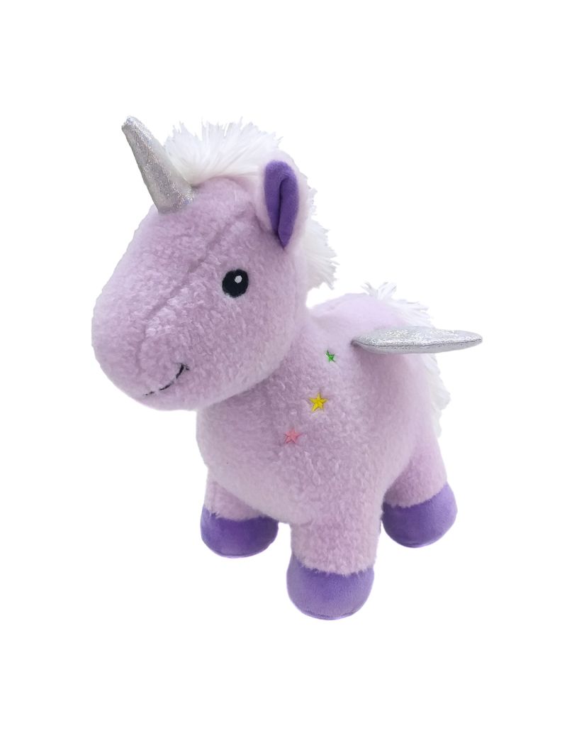 Warm Soft Series Standing Unicorn Purple