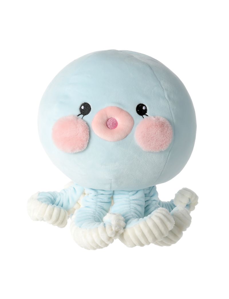 Ocean Series 3.0 9 Inch Light Blue Octopus Plush Soft Toy