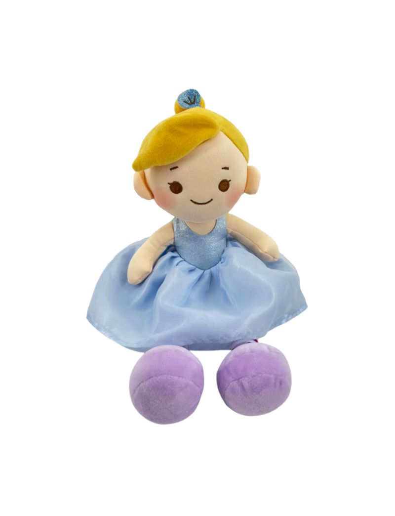 Princess Bun Doll 12.6in Plush