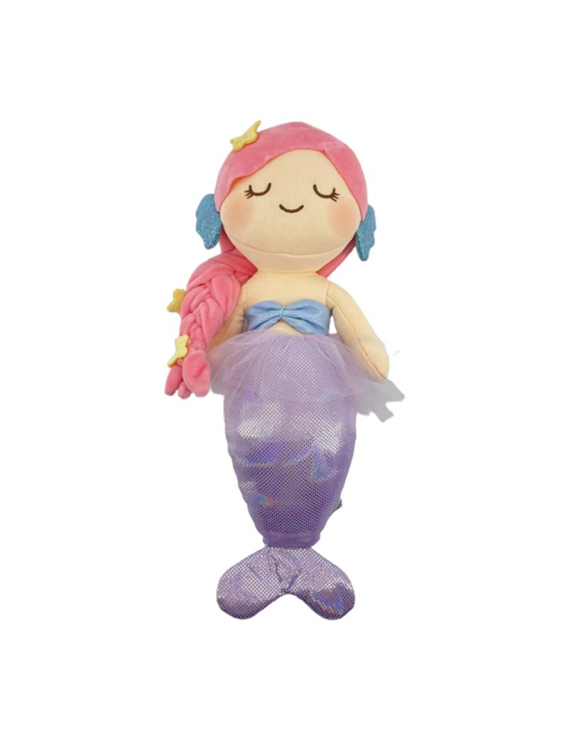 12.6in. Plush Doll Braid Mermaid MINISO