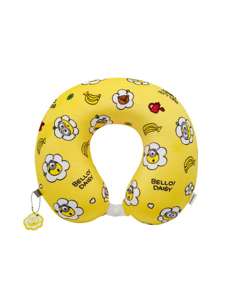 Daisy Minions Collection Yellow Memory Foam Neck Pillow