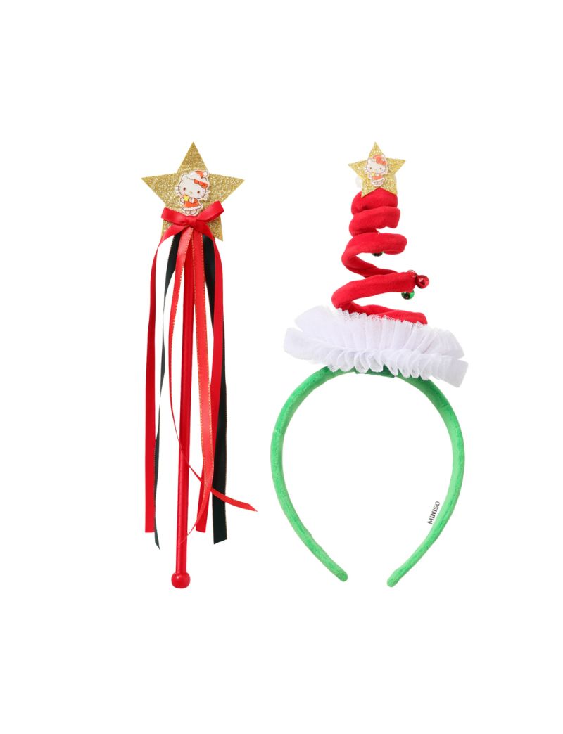 Sanrio Characters Christmas Hat Hairband & Fairy Wand