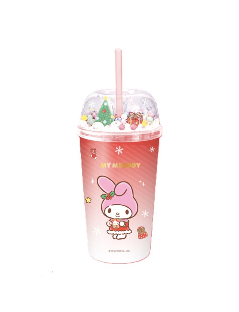 Sanrio My Melody Christmas Landscape Plastisc Tumbler